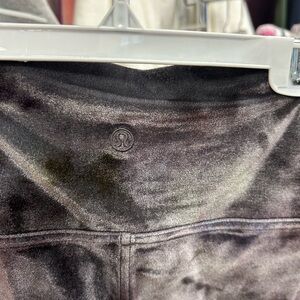 lululemon athletica Black and Gray Leggings